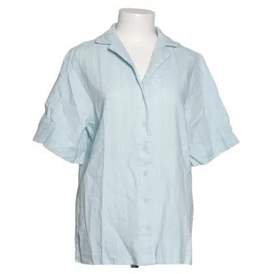 Short sleeve shirt (Blue) from Stay Linen, Viscose