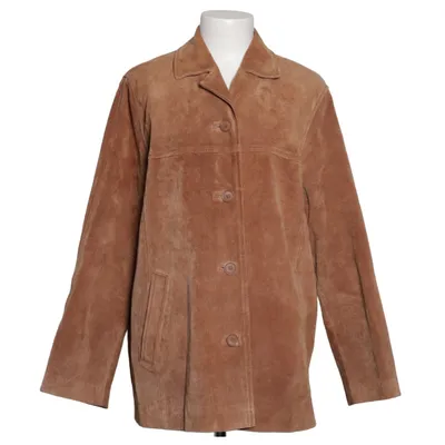 Läderjacka (Brun) från Ann Miller Skinn, Polyester