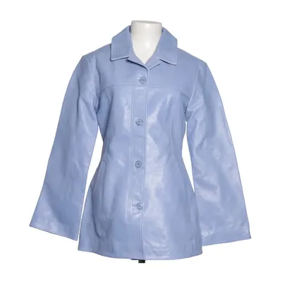 Leather blazer (Blue) from Holzweiler Elastane, Leather, Polyester