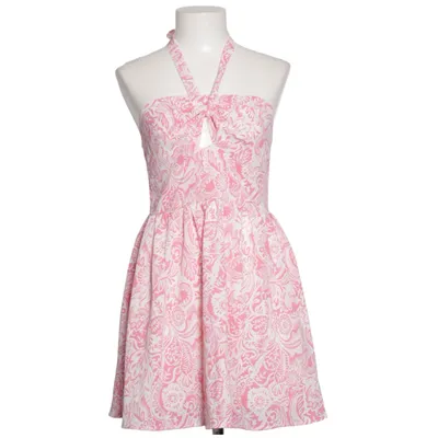 Halterneckklänning (Rosa, Vit, Flerfärgad) från Shein Polyester