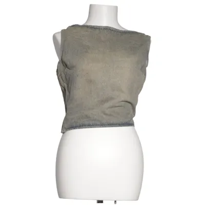 Crop top (Blå) från Boohoo Bomull, Lyocell, Polyester, Viskos