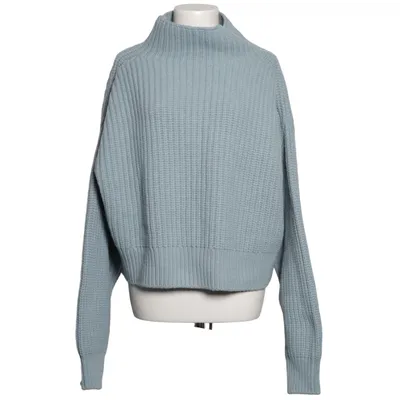 Rollkragenpullover (Blau) von Sézane Merinowolle