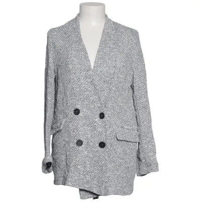 Kavaj (Blå, Vit) från Zara Bomull, Polyester
