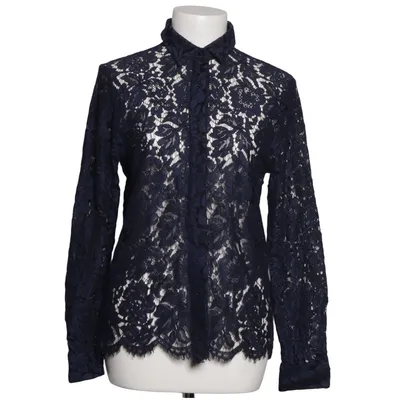 Blouse (Blue, Black) from MSGM