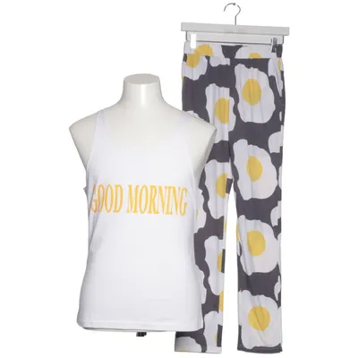 Pyjama (Grijs, Wit, Geel) van Reverse Katoen, Polyester