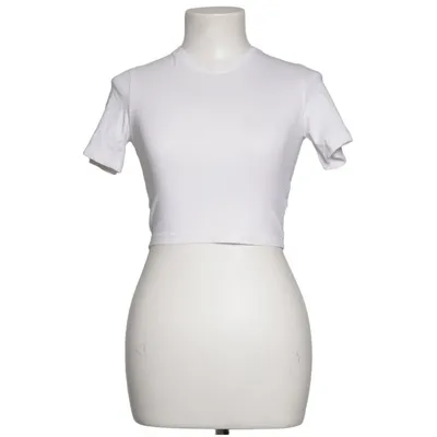 T-shirt (Hvid) fra Weekday Bomuld, Elastan
