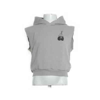 Kortärmad huvtröja (Grå) från Mini Rodini Ekologisk bomull