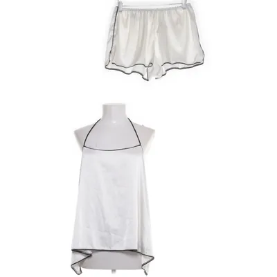Pyjama (Wit) van Kat the Label Elastaan, Polyester