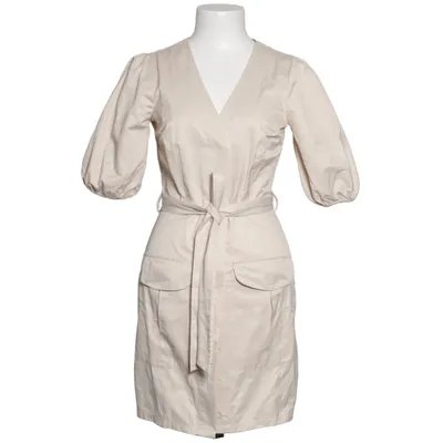 Blousejurk (Beige) van Sara Sieppi x NA-KD Katoen, Polyester
