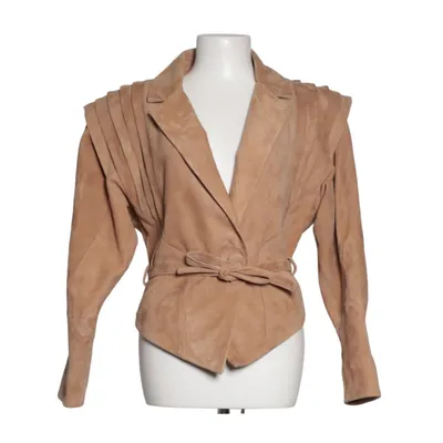 Blazer en cuir (Beige) de Drejani
