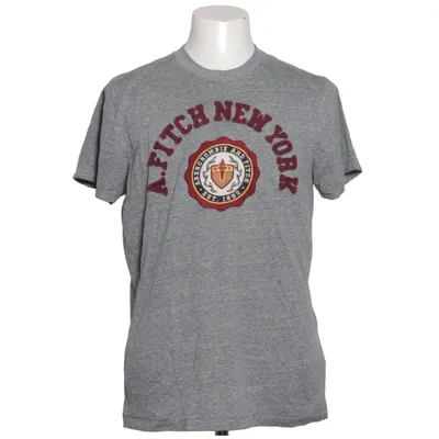 T-shirt (Grå) från Abercrombie & Fitch Bomull, Polyester