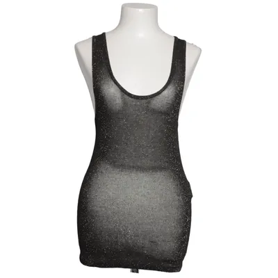 Tanktop  (Sort, Guld) fra Saint Laurent Elastan, Metallfiber, Polyamid, Viscose