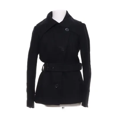 Pea coat (Black) from ESPRIT Collection Wool, Viscose, Polyester