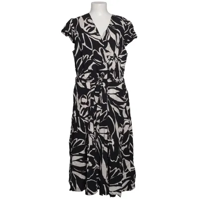 Dress (Black, Beige) from Betty & Co Linen, Viscose