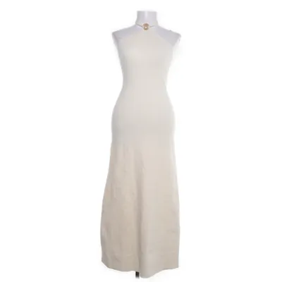 Halterneck-kjole (Beige) fra La Maille Sézane Elastan, Polyamid, Polyester, Viscose