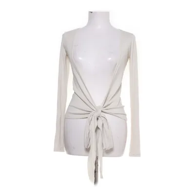 Wrap cardigan (White) from Exercere Cotton, Elastane