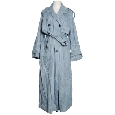Trenchcoat (Blå, Vit) från NA-KD Bomull, Polyamid, Polyester, Viskos