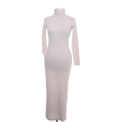 Turtleneck kjole (Beige) fra Bubbleroom Polyester, Viscose, Elastan