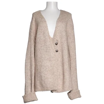 Kofta (Lyxig, grovstickad kofta cardigan ) från Ayen Alpackaull, Merinoull, Ekologisk bomull