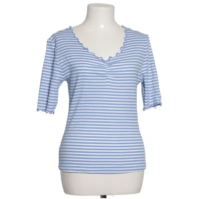 Top (Blue, White) from Zero Cotton, Elastane