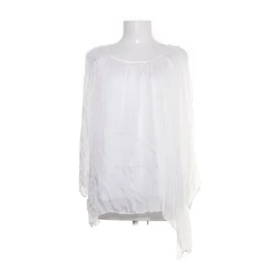 Blus (Vit) från Ajlajk Elastan, Silke, Viskos