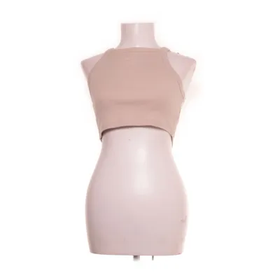 Crop top (My text Tank Top) från NLY Trend Bomull, Polyester, Elastan