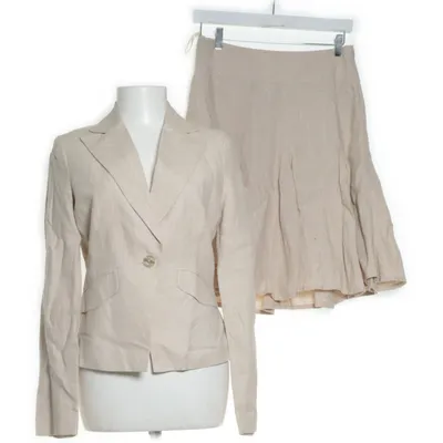 Dräkt (Beige) från Comma Acetat, Linne, Metallfiber