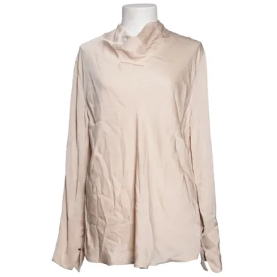 Bluse (Beige) fra Ahlvar Gallery Elastan, Silke