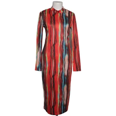 Långklänning (Röd, Flerfärgad) från Shein Elastan, Polyester