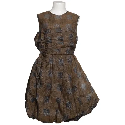Dress (Green, Gray) from Cecilie Bahnsen Polyamide, Polyester, Silk, Viscose, Wool