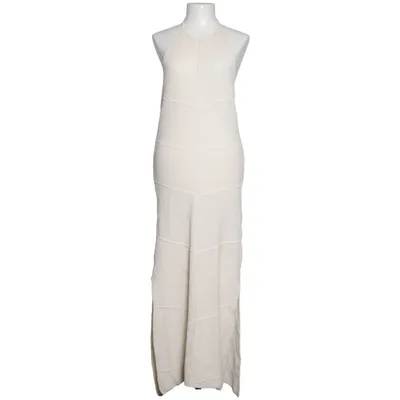 Maxi dress (White) from Bershka Cotton, Polyester, Viscose