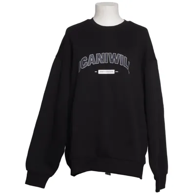 Collegetröja (Everyday Relaxed Crewneck Print W) från ICIW Elastan, Ekologisk bomull, Polyester