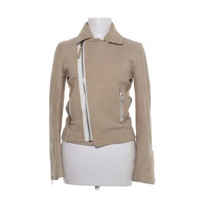 Biker jacket (Beige) from LXLS Collection Suede, Polyester