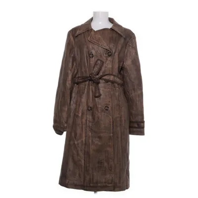 Läderkappa (Brun) från Nero Polyester, Skinn