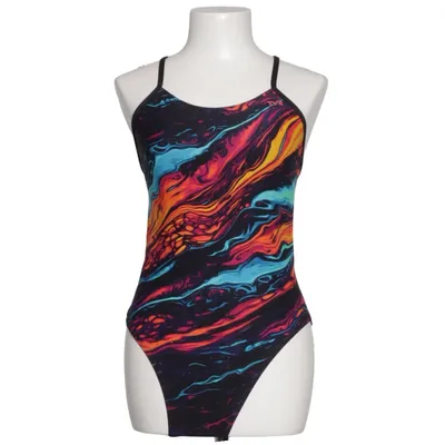 Badpak (Zwart, Oranje, Blauw, Lila) van TYR Elastaan, Polyester