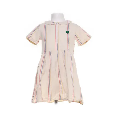 Kjole (Beige, Flerfarvet) fra Mini Rodini Bomuld, Linned