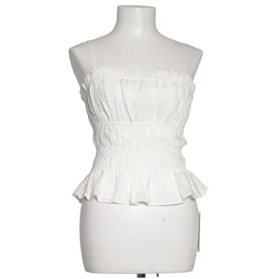 Crop top (Vit) från Wakakuu Icons Bomull, Linne, Tencel