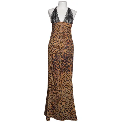 Robe longue (Marron, Noir) de Ego Élasthane, Polyester