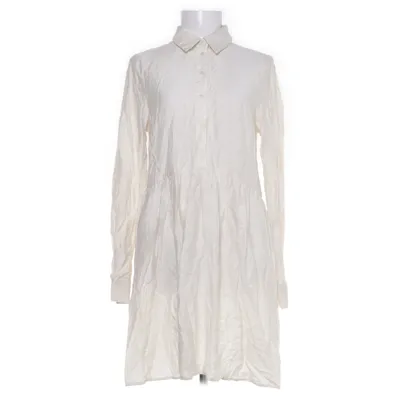 Blousejurk (Wit) van Gina Tricot Linnen, Polyamide, Viscose