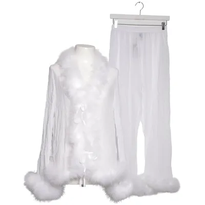 Pyjamas (Vit) från Sleeper Fjädrar, Viskos