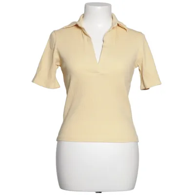 Pikétröja (Beige) från Gina Tricot Bomull, Elastan
