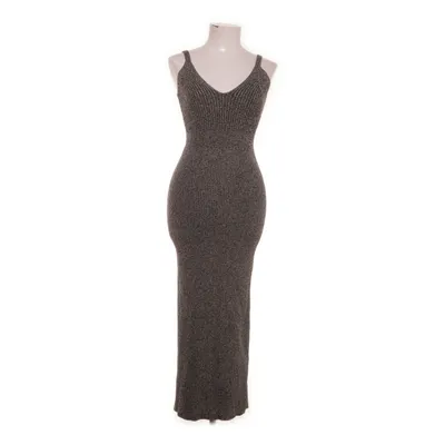 Maxi jurk (Beige, Zwart) van Adoore Nylon, Viscose