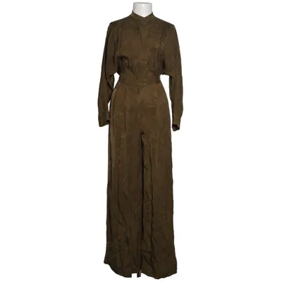 Jumpsuit (Green) from Massimo Dutti Cupro