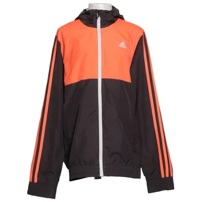 Sports jacket (Black, Orange) from Adidas Sport Essentials Polyester