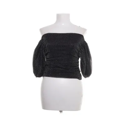 Crop top (Off Shoulder Glitter Top) från NA-KD Metallfiber, Polyamid, Polyester