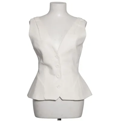 Suit vest (White) from Zara Linen, Viscose