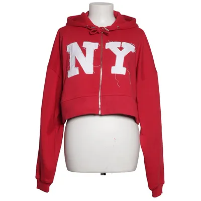 Sweat à capuche (Rouge, Blanc) de Boohoo Coton, Polyester