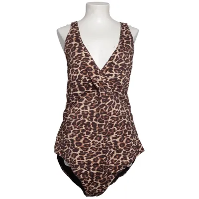 Baddräkt (Brun, Svart, Flerfärgad) från Swim by Zizzi Elastan, Polyamid, Polyester