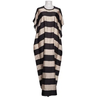 Långklänning (Svart, Beige)