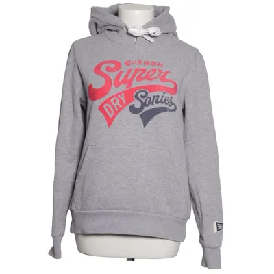 Hoodie (Gray, Red, Blue) from Superdry Cotton, Polyester